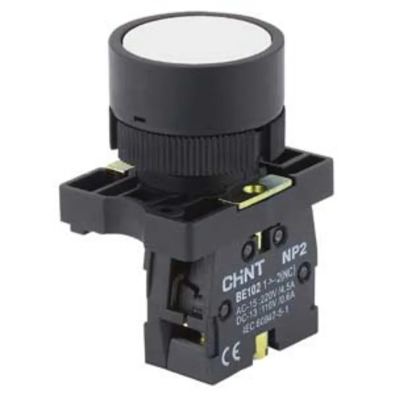 Ảnh của Nút Nhấn Nhả CHINT NP2-EA15 - D22, 1NO+1NC, Màu Trắng - Chính Hãng AUT VN