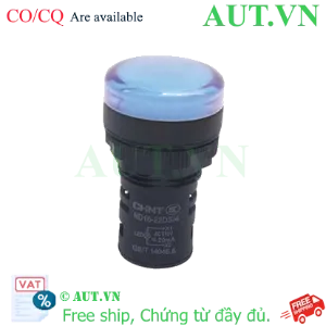 Ảnh của Đèn Báo CHINT ND16-22DS/4 110V Màu Xanh - LED Siêu Sáng, Phi 22mm