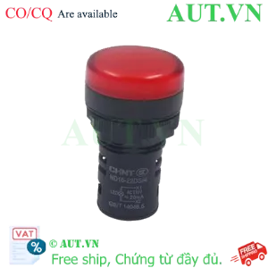 Ảnh của Đèn Báo Tín Hiệu CHINT ND16-22DS/4 110V Đỏ - LED Siêu Sáng, Phi 22mm