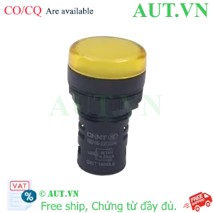 Ảnh của Đèn Báo CHINT ND16-22DS/4 110V Màu Vàng - LED Siêu Sáng, Lỗ Lắp 22mm, Chuẩn Công Nghiệp