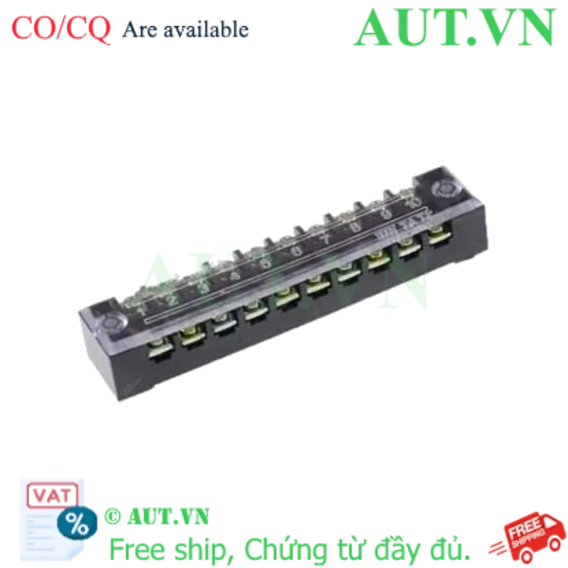 Ảnh của Cầu Đấu Khối CHINT TB-1510 (10 Cực, 15A, 600V) - Chống Cháy, Chuẩn IEC, AUT VN