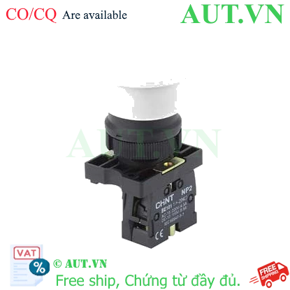 Ảnh của Nút nhấn nhả đầu nấm không đèn CHINT NP2-EC12 
