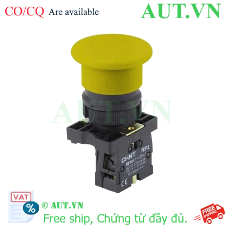 Ảnh của Nút nhấn nhả đầu nấm không đèn CHINT NP2-EC51 
