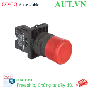 Ảnh của Nút nhấn đầu nấm, xoay để nhả, không đèn CHINT NP2-ES441 