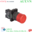Ảnh của Nút nhấn đầu nấm, xoay để nhả, không đèn CHINT NP2-ES441 