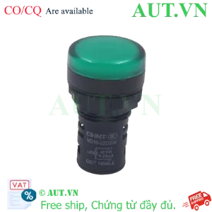 Ảnh của Đèn báo CHINT ND16-22DS/4 110V GRN - LED Xanh Lá, Phi 22, Đầu Chìm