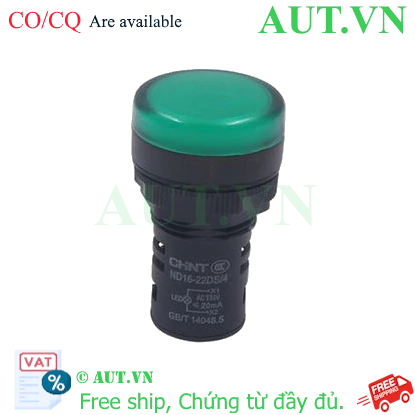 Ảnh của Đèn báo CHINT ND16-22DS/4 110V GRN phi 22
