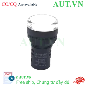 Ảnh của Đèn Báo CHINT ND16-22DS/4 110V WHT - Đèn LED Chỉ Thị Phi 22 Cao Cấp