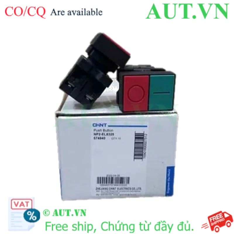 Ảnh của Nút nhấn không đèn CHINT NP2-EL8325 