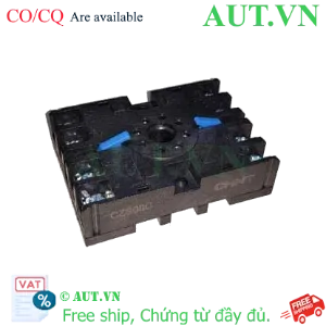 Ảnh của Đế Rơ Le Thời Gian CHINT CZS08C | 8 Chân Pin Tròn, Lắp Thanh Ray DIN