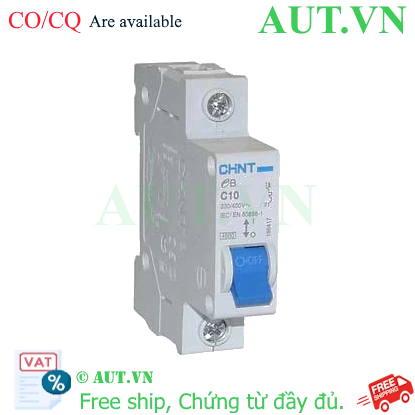 Ảnh của Cầu dao tự động CHINT eB 1P C10 4.5kA 