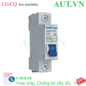 Ảnh của Aptomat MCB DZ47-60 C16-1P-6kA Chint