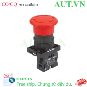 Ảnh của Nút nhấn đầu nấm, xoay để nhả, không đèn CHINT NP2-ES541 