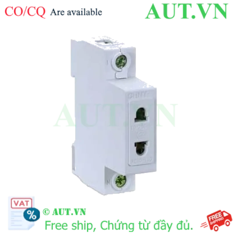 Ảnh của AC30-103 Ổ cắm cài thanh ray 16A-250V Chint - Giá tốt