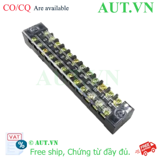 Ảnh của Domino Cầu Đấu CHINT TB-1512 | 12 Cực, 15A, 600V - Kết Nối An Toàn, Chống Cháy, Chính Hãng AUT VN