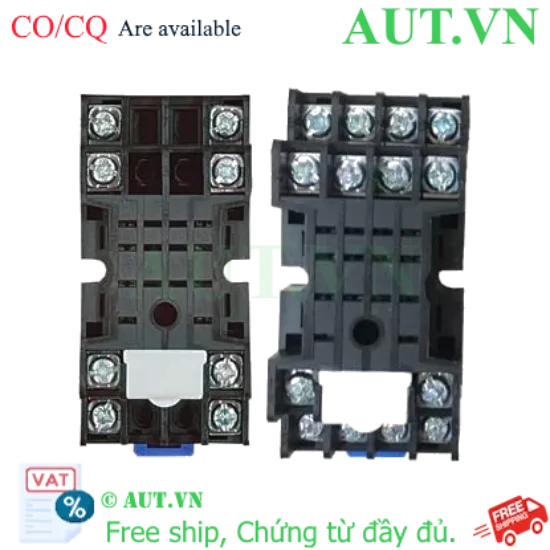 Ảnh của Đế Rơ Le Thời Gian CHINT CZY14A-E - 14 Chân, Lắp Thanh Ray DIN, Kết Nối Bắt Vít Chắc Chắn