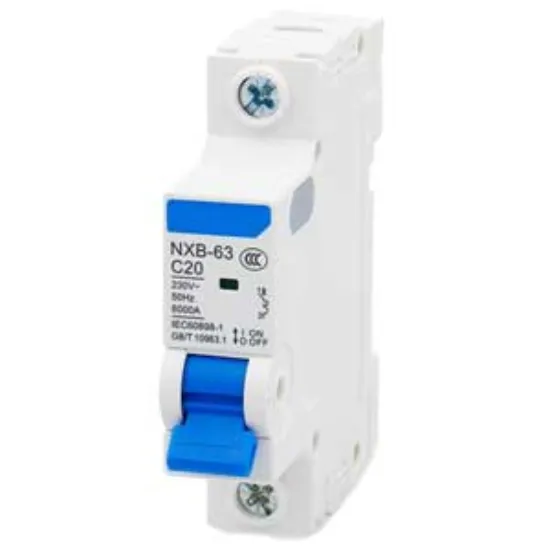 Ảnh của Áp tô mát cài cỡ nhỏ CHINT NXB-63 1P C20 6kA 