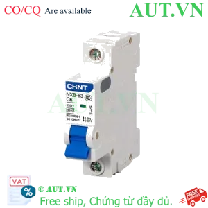 Ảnh của Áp tô mát cài cỡ nhỏ CHINT NXB-63 1P C6 6kA 