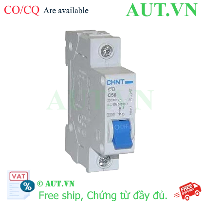 Ảnh của Cầu dao tự động CHINT eB 1P C50 4.5kA 
