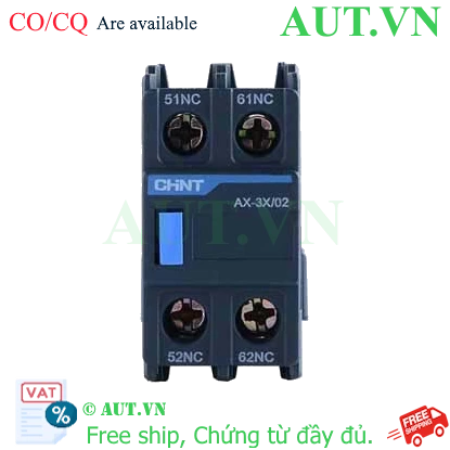 Ảnh của Tiếp điểm phụ cho công tắc tơ dòng NXC CHINT AX-3X/02 
