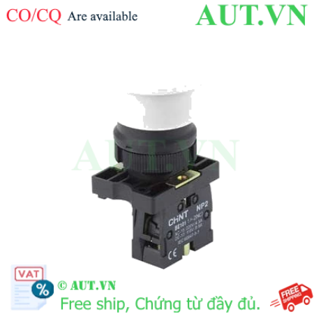 Ảnh của Nút nhấn nhả đầu nấm không đèn CHINT NP2-EC13 