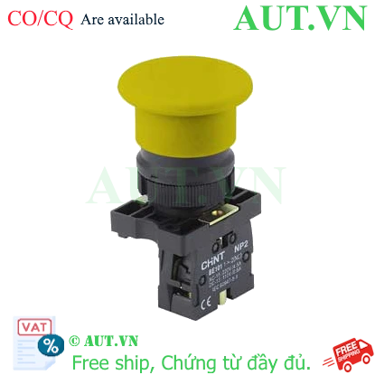 Ảnh của Nút nhấn nhả đầu nấm không đèn CHINT NP2-EC55 