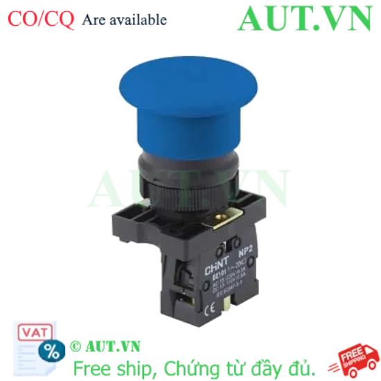 Ảnh của Nút nhấn nhả đầu nấm không đèn CHINT NP2-EC65 