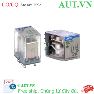 Ảnh của Rờ le trung gian NXJ-AC220V-2Z1(D) Chint 8 chân dẹt 5A