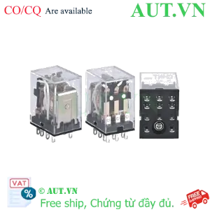 Ảnh của Rơ le trung gian CHINT JZX-22F/2Z PLU AC110V - 8 Chân, DPDT, 5A