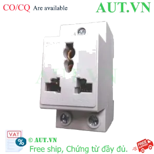 Ảnh của Ổ Cắm Thanh Ray DIN Chint AC30-124 - 16A, 3 Chấu Đa Năng, Lắp Ray 35mm