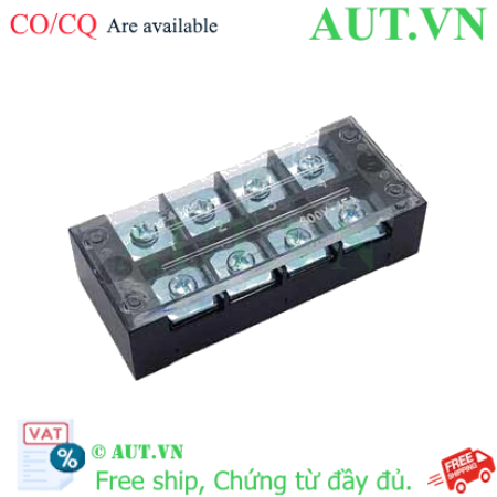 Ảnh của Cầu đấu khối Chint TB-4504 45A 4P 600V chính hãng - AUT VN