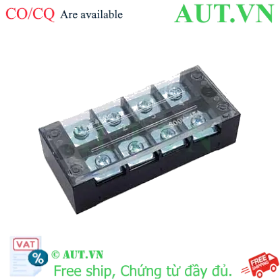 Ảnh của Cầu Đấu Khối Chint TB-4504 | 45A - 4P - 600V | Chống Cháy, Kết Nối Chắc Chắn - AUT VN