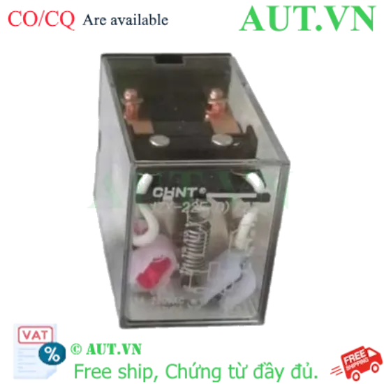 Ảnh của Relay trung gian CHINT JZX-22F(D)/2Z PLU AC220V 