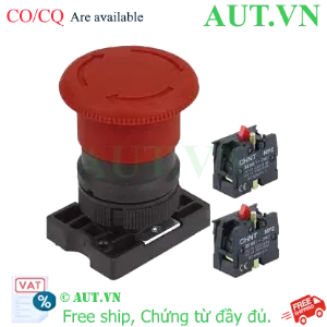 Ảnh của Nút nhấn đầu nấm, xoay để nhả, không đèn CHINT NP2-ES544 