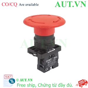 Ảnh của Nút nhấn đầu nấm, xoay để nhả, không đèn CHINT NP2-ES641 