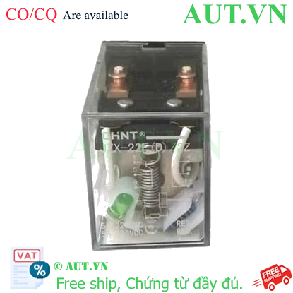 Ảnh của Relay trung gian CHINT JZX-22F(D)/2Z PLU DC24V 