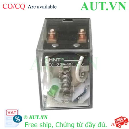 Ảnh của Relay trung gian CHINT JZX-22F(D)/2Z PLU DC24V 