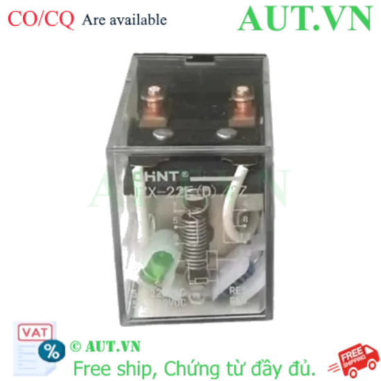 Ảnh của Relay trung gian CHINT JZX-22F(D)/2Z PLU DC24V 