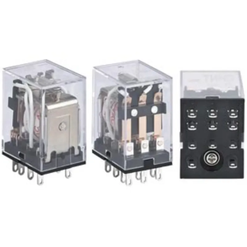 Ảnh của Relay Trung Gian CHINT JZX-22F/3Z PLU DC220V - 11 Chân, 3PDT, 5A Chính Hãng