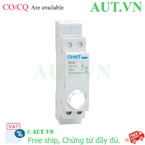 Ảnh của Đèn Báo Thanh Ray CHINT ND9-1/W 230V LED Trắng - Module 18mm Siêu Gọn