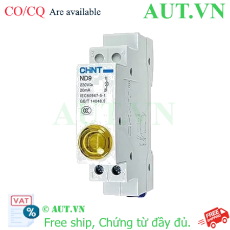 Ảnh của Đèn báo gắn thanh ray CHINT ND9-1/Y 230V Màu Vàng