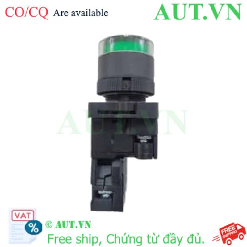 Ảnh của Nút Nhấn Có Đèn CHINT NP2-EW3361 | 24V LED Xanh, 1NO, Phi 22mm Nhấn Nhả