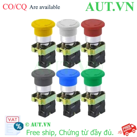 Ảnh của Đầu nút nhấn hình nấm không đèn nhấn nhả CHINT NP2 BC32 