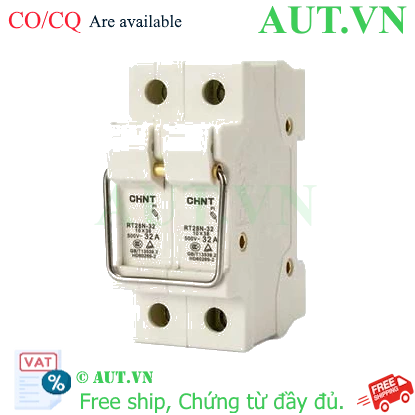 Ảnh của Đế cầu chì dạng hình trụ CHINT BASE RT28N-32 2P 