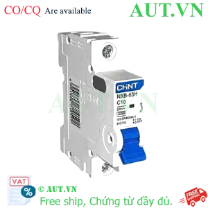 Ảnh của Cb 1 pha 10A | NXB-63H 1P C10 10kA chint, hàng chính hãng