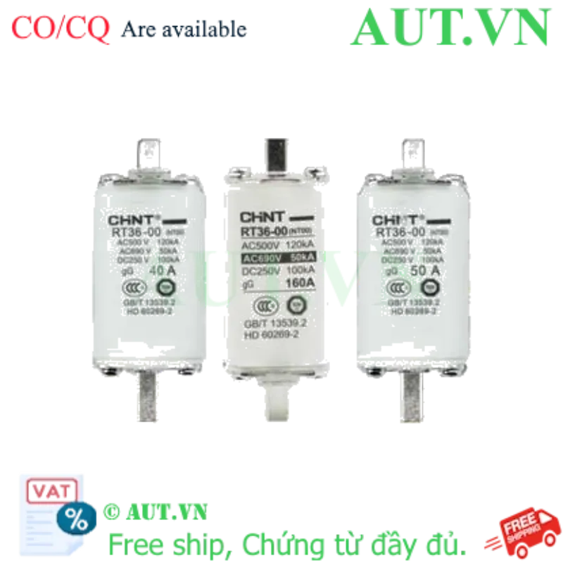 Ảnh của Cầu chì ống CHINT RT36-00 16A gG 