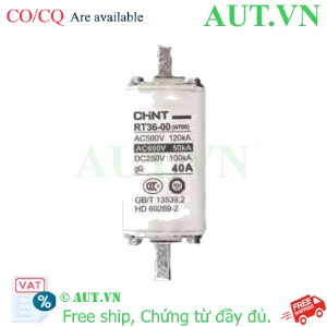 Ảnh của Cầu chì ống CHINT RT36-00 40A gG 