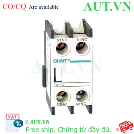 Ảnh của Tiếp điểm phụ cho công tắc tơ NC2 CHINT F4-02 