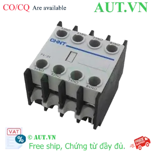 Ảnh của Tiếp Điểm Phụ CHINT F4-31 (3NO+1NC) Cho Contactor NC2 | Lắp Mặt Trước, Chính Hãng AUT VN