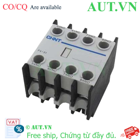 Ảnh của Tiếp điểm phụ cho công tắc tơ NC2 CHINT F4-31 